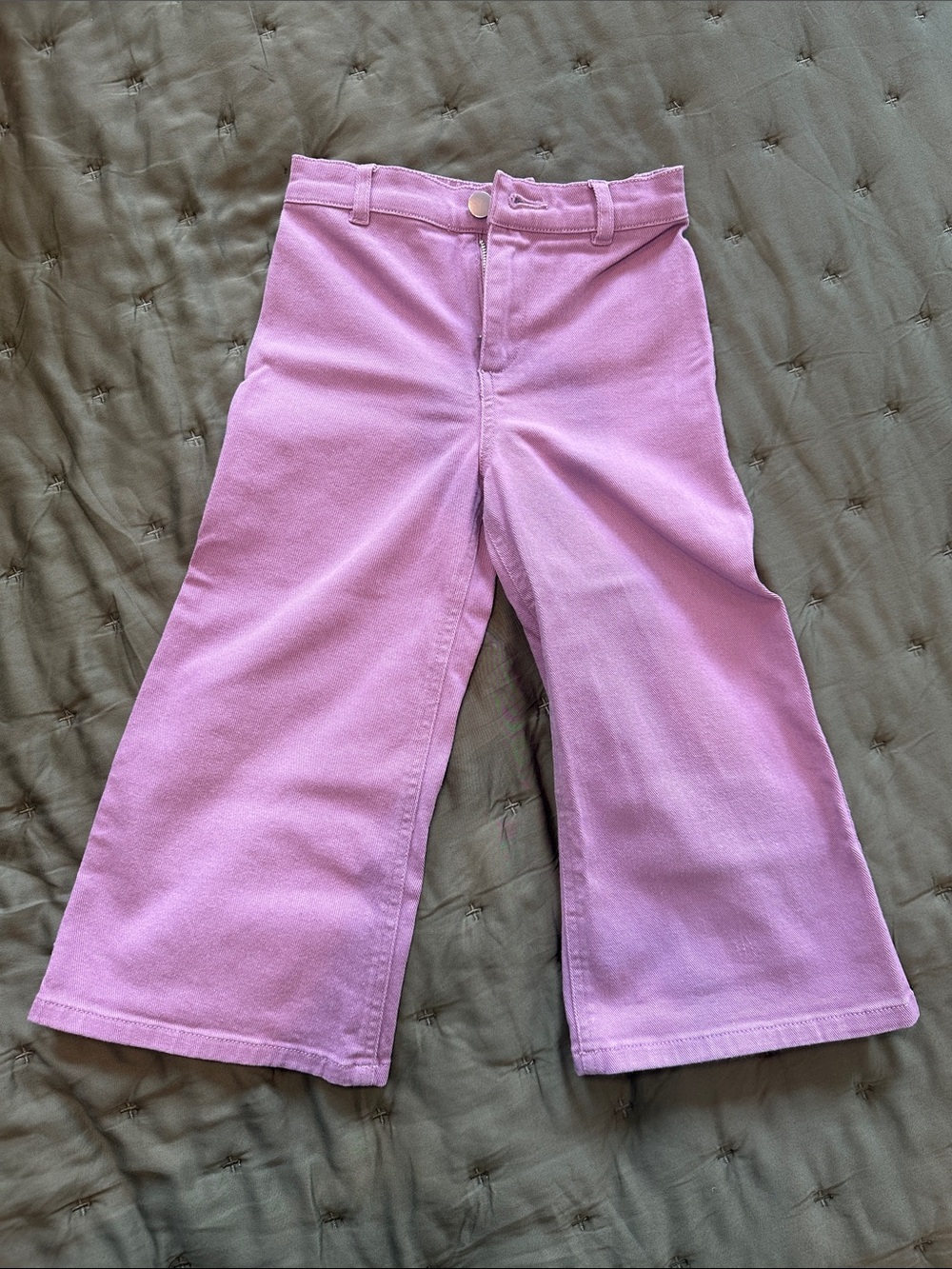 Nordstrom Kids Wide-Leg Purple Wide Leg Jeans